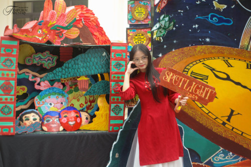 “Đắm mình” trong không gian văn hoá tại Photo booth Spotlight 2024 - Temporal Tapestry