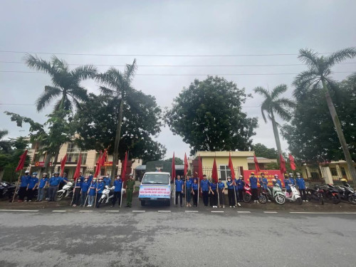 Phường Sông Công sôi nổi hoạt động "Tiếng loa thanh niên" chào mừng Đại hội Đảng các cấp
