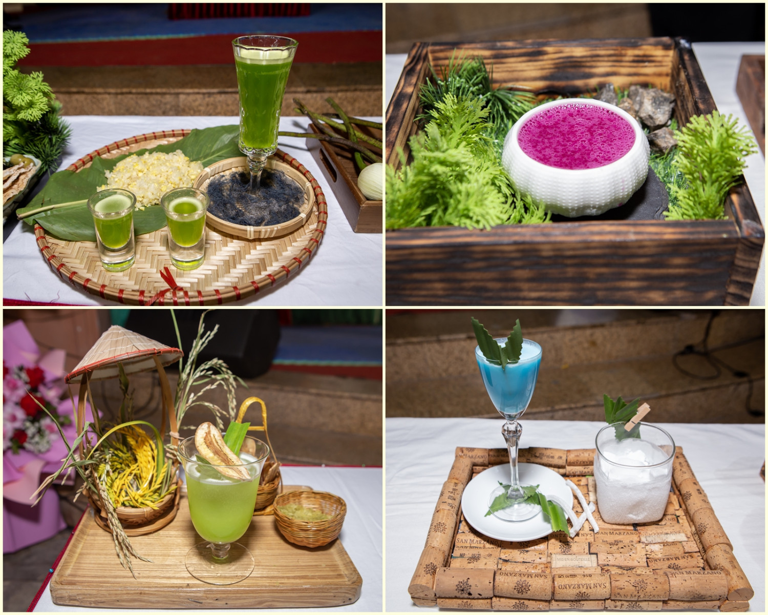 Một số sản phẩm cocktail đẹp mắt, hấp dẫn của các thí sinh